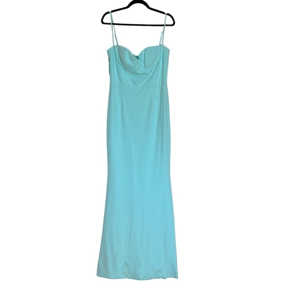 Katie May Sky Blue Yasmin Maxi Dress Gown Women’s US L - Picture 2 of 10